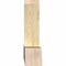 Ekena Millwork Portland Rough Sawn Timber Gable Bracket, Douglas Fir, 84"W x 24"H x 6"D x 6"F, 7/12 Pitch GBW084X24X0606POR00RDF - alternate 2